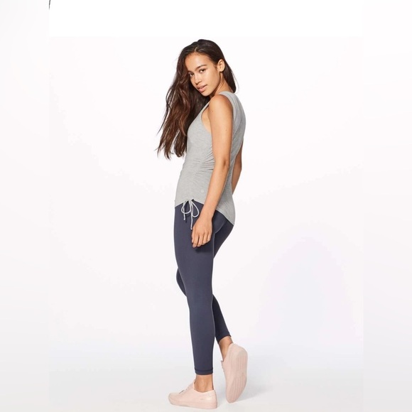Lululemon Cinch it Tank Gray Sleeveless (Chest-32'') - Picture 1 of 5
